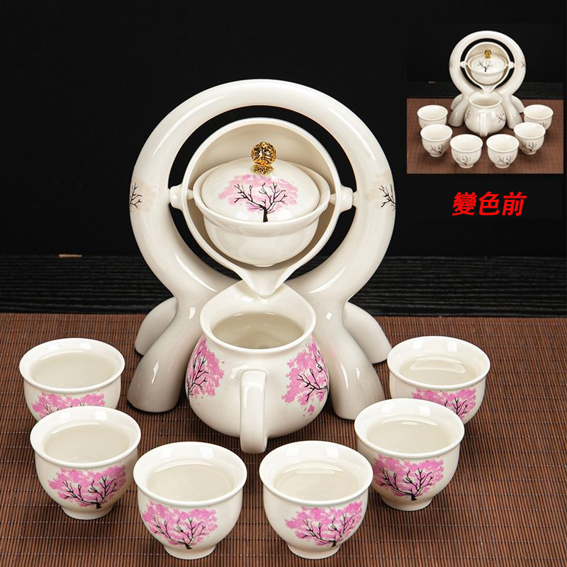 【田島硝子製品】日本賣到缺貨的櫻花變色茶具, 数量46組限定入荷！